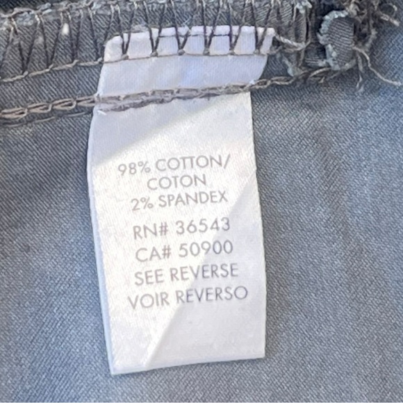 Calvin Klein Men’s Gray Stretch Chino Pants 34x34 Slim Straight Fit - Picture 9 of 9